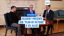 À Londres, Zelensky présente son 