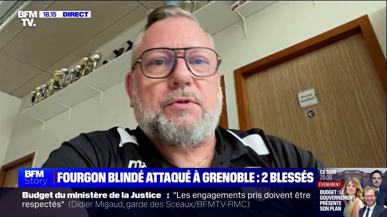 Fourgon blindé attaqué à Grenoble: les convoyeurs "vont bien", indique Stéphane Nicolas (délégué syndical FO Loomis Grenoble)