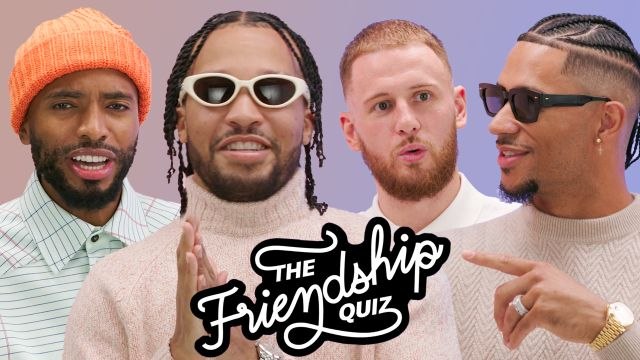 Jalen Brunson, Mikal Bridges, Josh Hart, and Donte DiVincenzo Take A Friendship Quiz