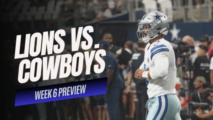 NFL UPDATE: Cowboys Look To Get Its First Home Win Against The Lions On Sunday