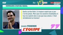 Federer réagit à l'annonce de la retraite de Nadal - Tennis - Retraite de Nadal