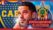 ¡BOMBAZO OFICIAL!  ¡Fernando GAGO está FUERA de las CHIVAS!
