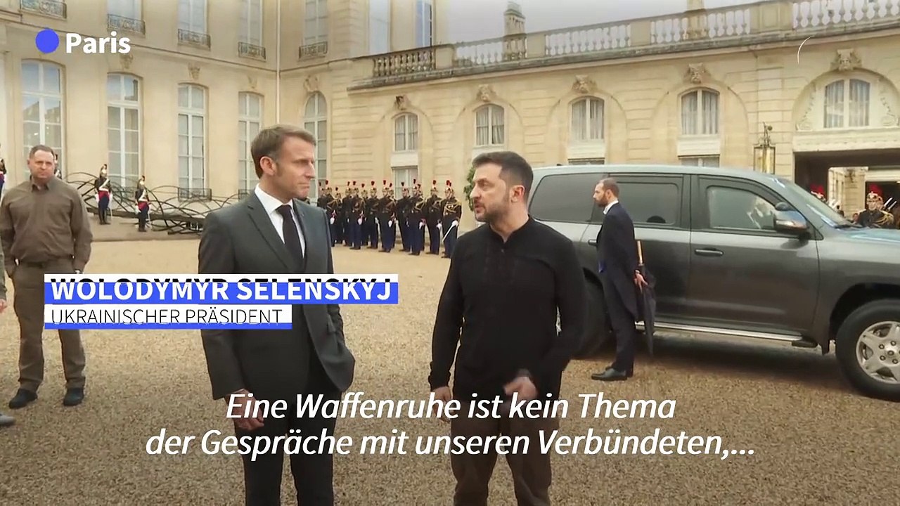 Selenskyj bestreitet Gespräche über Waffenruhe