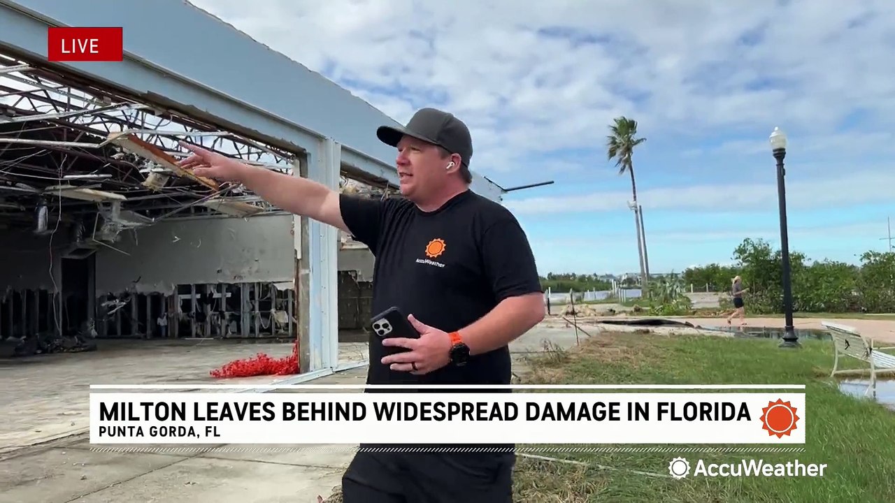 Punta Gorda streets littered with storm surge debris after Milton