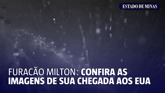 Furacão Milton: confira as imagens de sua chegada aos EUA