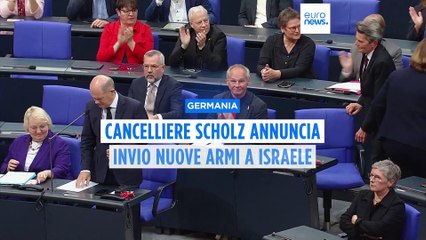 Germania, cancelliere Scholz: "Consegneremo altre armi a Israele"