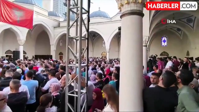 Cumhurbaşkanı Erdoğan ile Arnavutluk Başbakanı Rama, Namazgah Camii'ni ibadete açtı