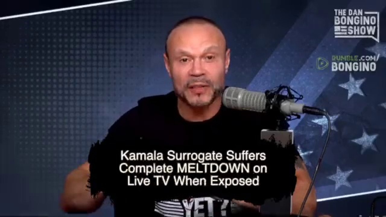 Kamala Surrogate Suffers Complete MELTDOWN on Live TV When Exposed.//The Dan Bongino Show Clips