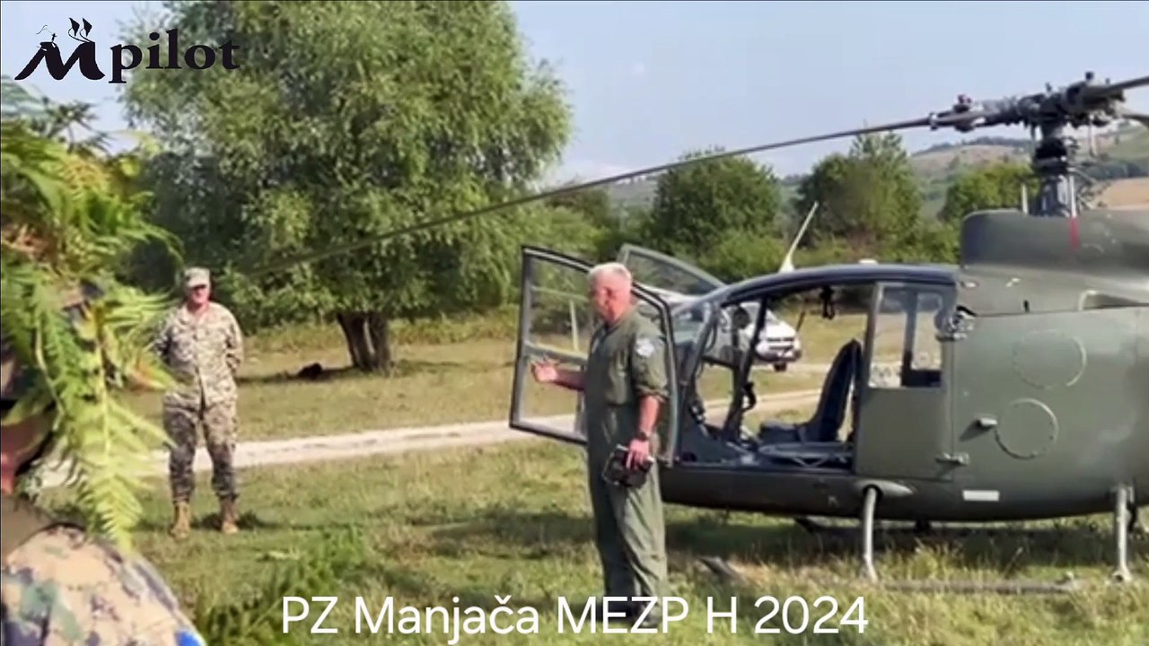 emGAZELA H-45 (SA342) Soko - Poseban Zadatak Manjača MEZP Helikopter S24+ 2024