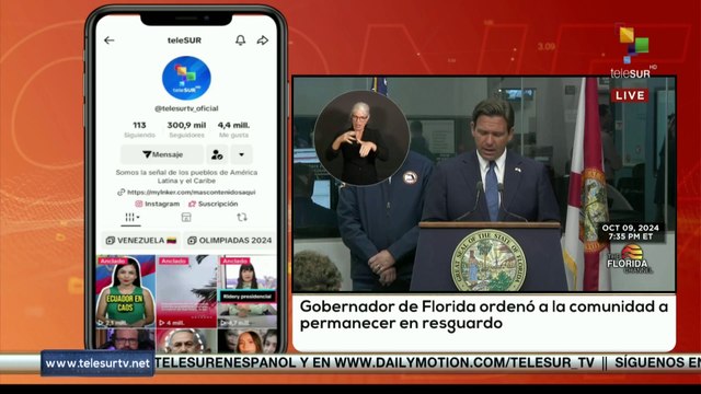 Conexión Digital Meridiana 10-10 Huracán Milton causa estragos en Florida