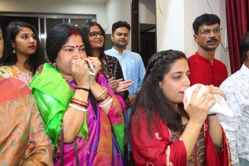 बंगाली समाज ने किया अष्टमी-नवमी पूजन