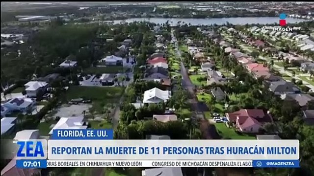 El huracán Milton deja al menos 16 muertos y severas inundaciones en Florida