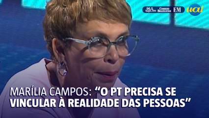 Marília Campos: "O PT precisa se vincular à realidade das pessoas"