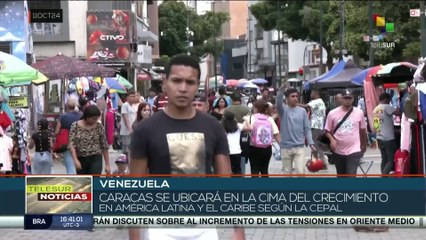 Caracas lidera la proyección de crecimiento económico para la región con un alza del 8.8% del PIB