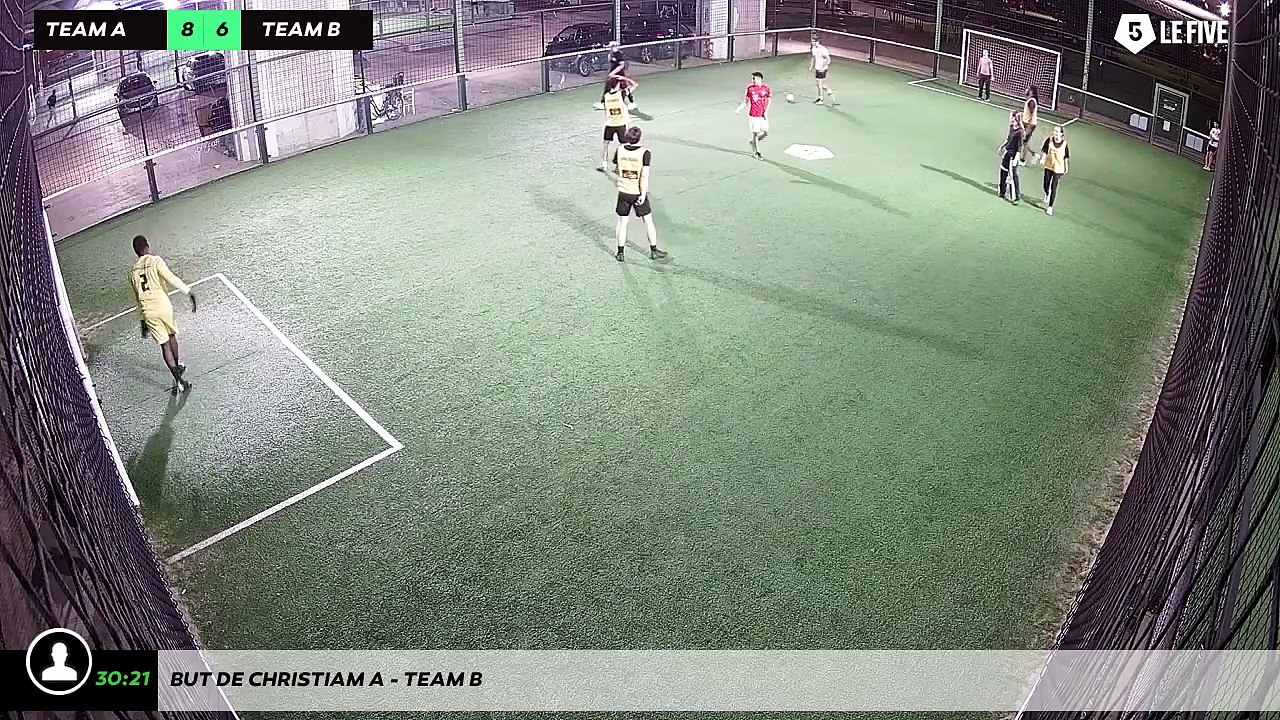 But de Christiam A - Team B