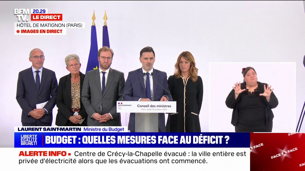 Laurent Saint-Martin (ministre du Budget): "La France sait réduire ses déficits publics"