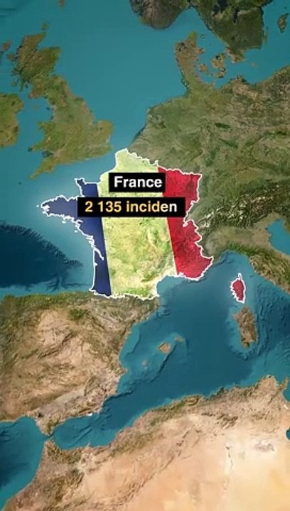 Quels pays ont les taux de cambriolages et de vols les plus élevés au monde ?   #géo