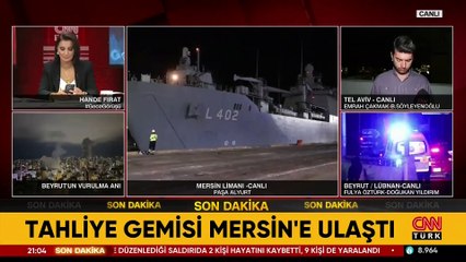 Son dakika haberi: Türk vatandaşlarını taşıyan gemi Mersin'e geldi