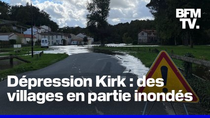 "On ne pensait pas que l'eau monterait autant": des villages vendéens en partie inondés ce jeudi