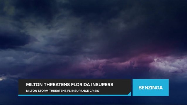 Florida's Struggling Property Insurance Market Braces For Milton. Storm May Cause Up To $100 Billion In Insured Losses.