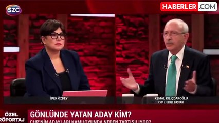 Kılıçdaroğlu'ndan "Yeniden Cumhurbaşkanı adayı olacak mısınız?" sorusuna net yanıt