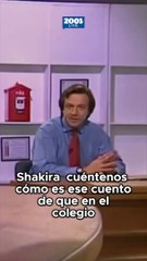 Shakira contó en una entrevista que en el colegio sus compañeras se burlaban de ella porque cantaba "como un chivo"