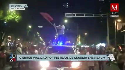 Скачать видео: Simpatizantes de Claudia Sheinbaum colman el Zócalo para celebrar presunto triunfo