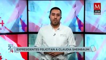 Expresidentes y medios de comunicación internacionales felicitan a Claudia Sheinbaum