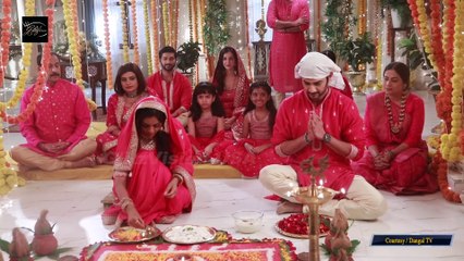 Tose Nainaa Milaai Ke: Kuhu Rajeev Ne Saath Ki Durgashtami Puja; Mila Badon Ka ASHIRWAD| ON LOCATION
