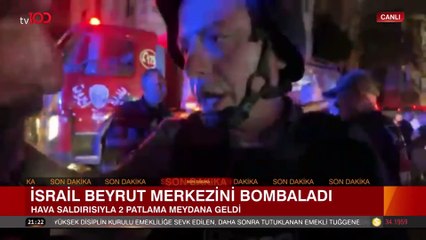 Download Video: 'Türkiye' yanıtından sonra: Beyrut'ta tv100 ekibine canlı yayında saldırı!