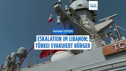 Türkei evakuiert Bürger aus Libanon