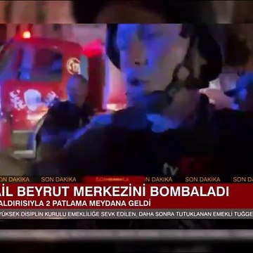 Beyrut'ta tv100 ekibi canlı yayında saldırıya uğradı!