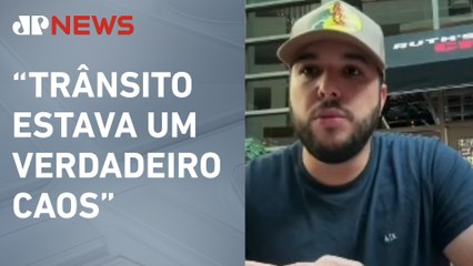 Morador de Orlando, Nicolas Miranda revela que deixou região por medo de furacão Milton