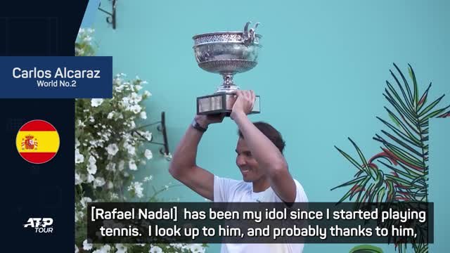 'It's difficult' - Alcaraz on Nadal retirement announcement