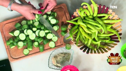 طريقة عمل خيار وفلل مخلل مع الشف فيفيان فريد