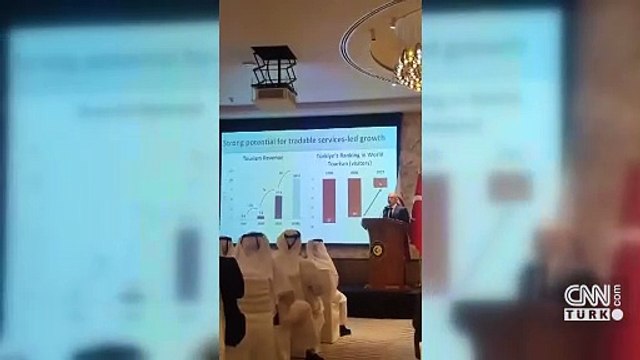 Hazine ve Maliye Bakanı Mehmet Şimşek Katar'da