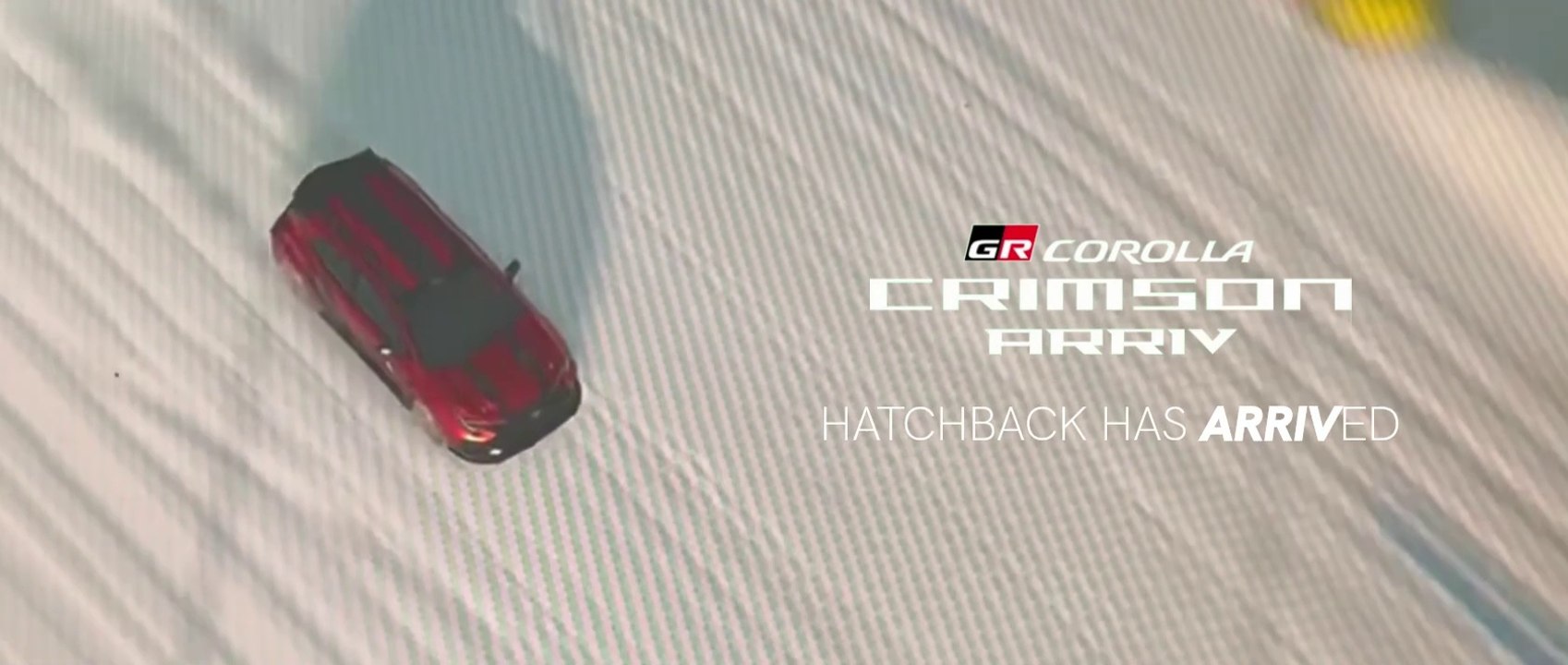 Introducing the new GR Corolla Crimson-S ARRIV.