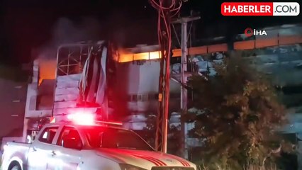 Kozmetik Fabrikasında Yangın: Patlama Sesleri Endişe Yarattı