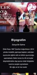 Oyuncu ve Model Dilek Kaya
