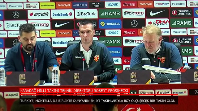 Karadağ Milli Takım Teknik Direktörü Robert Prosinecki'den A Milli Takımımıza övgü
