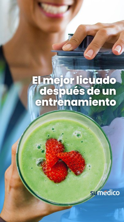 El mejor licuado que debes tomar después de un entrenamiento