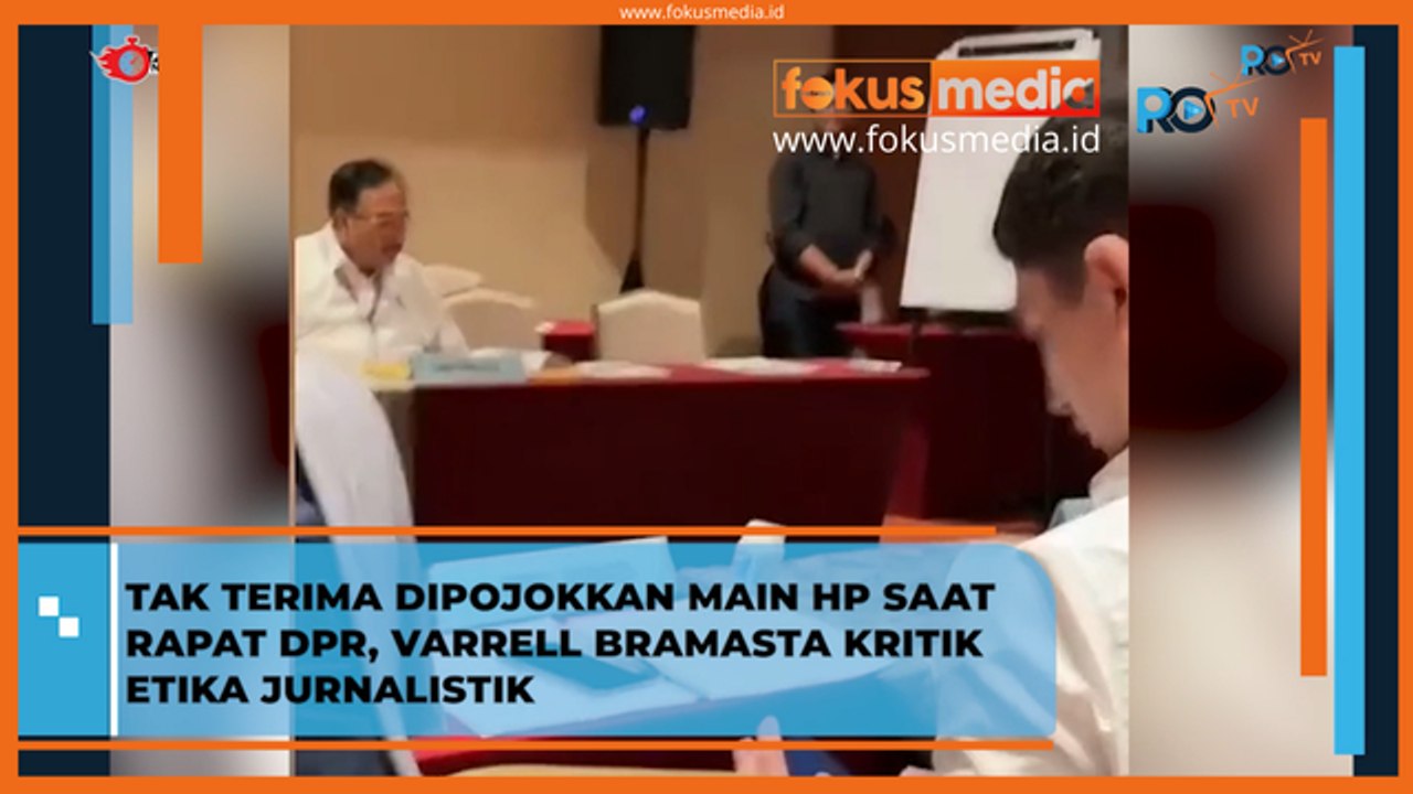 Tak Terima Dipojokkan Main HP Saat Rapat DPR, Varrell Bramasta Kritik Etika Jurnalistik