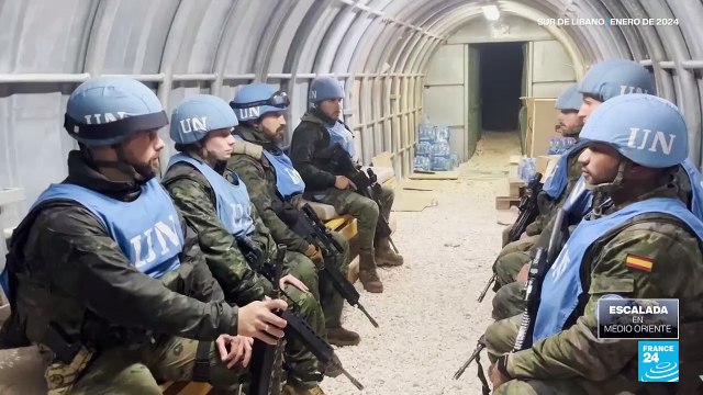 Dos soldados de los cascos azules heridos por Israel en la Línea Azul, fronteriza con Líbano