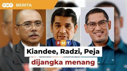 Kiandee, Radzi, Peja dijangka menang naib presiden Bersatu
