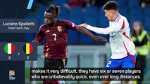 Pace of Belgium makes them tough opponents - Italy's Spalletti