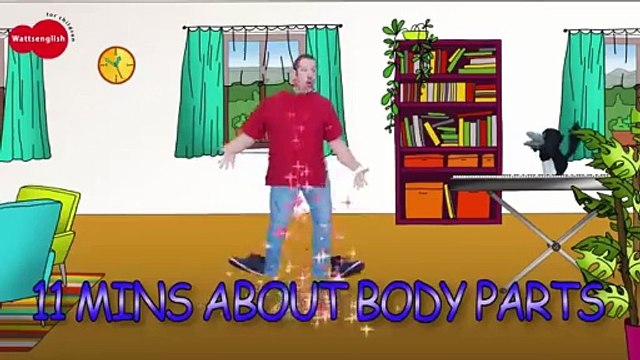 Body Parts MORE Head Shoulders and Knees for Kids _ Steve and Maggie _ Speaking Wow English TV(360P)