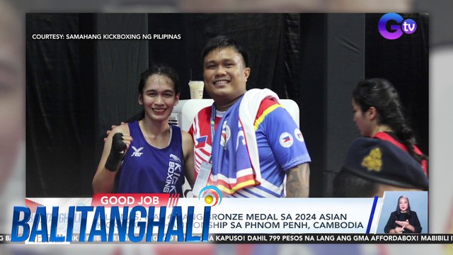 Pilipinas, may 4 nang bronze medal sa 2024 Asian kickboxing championship sa Phnom Penh, Cambodia | Balitanghali
