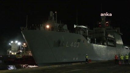 Lübnan'dan gemiyle getirilen Türklerin tahliye işlemleri tamamlandı