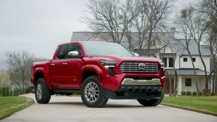 2024 Toyota Tacoma i-FORCE Max Limited Exterior Design in Supersonic Red