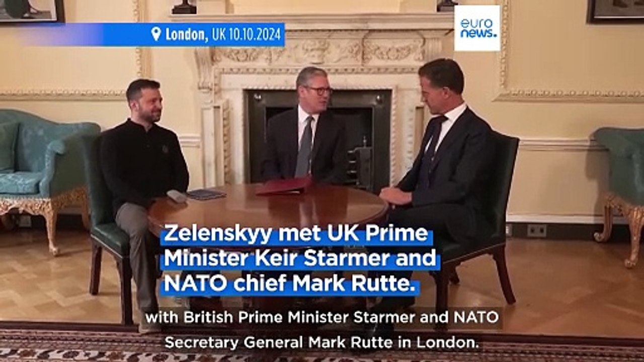 Volodymyr Zelenskyy presents Ukraine 'victory plan' to allies on tour of Europe